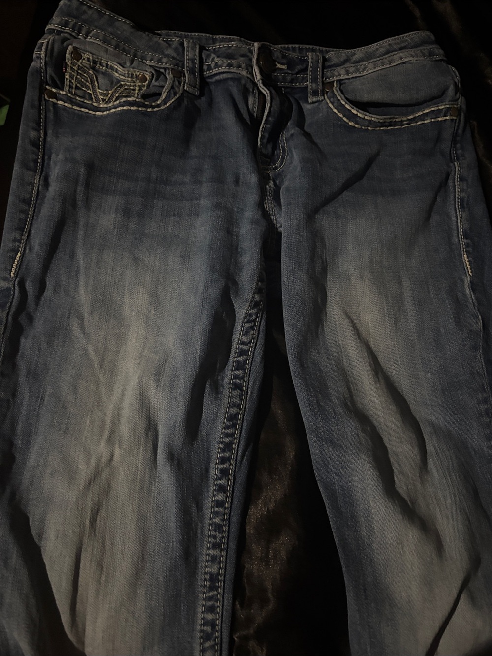Vigoss Women's Light Blue Boot Cut Jeans - Picture 4 of 5